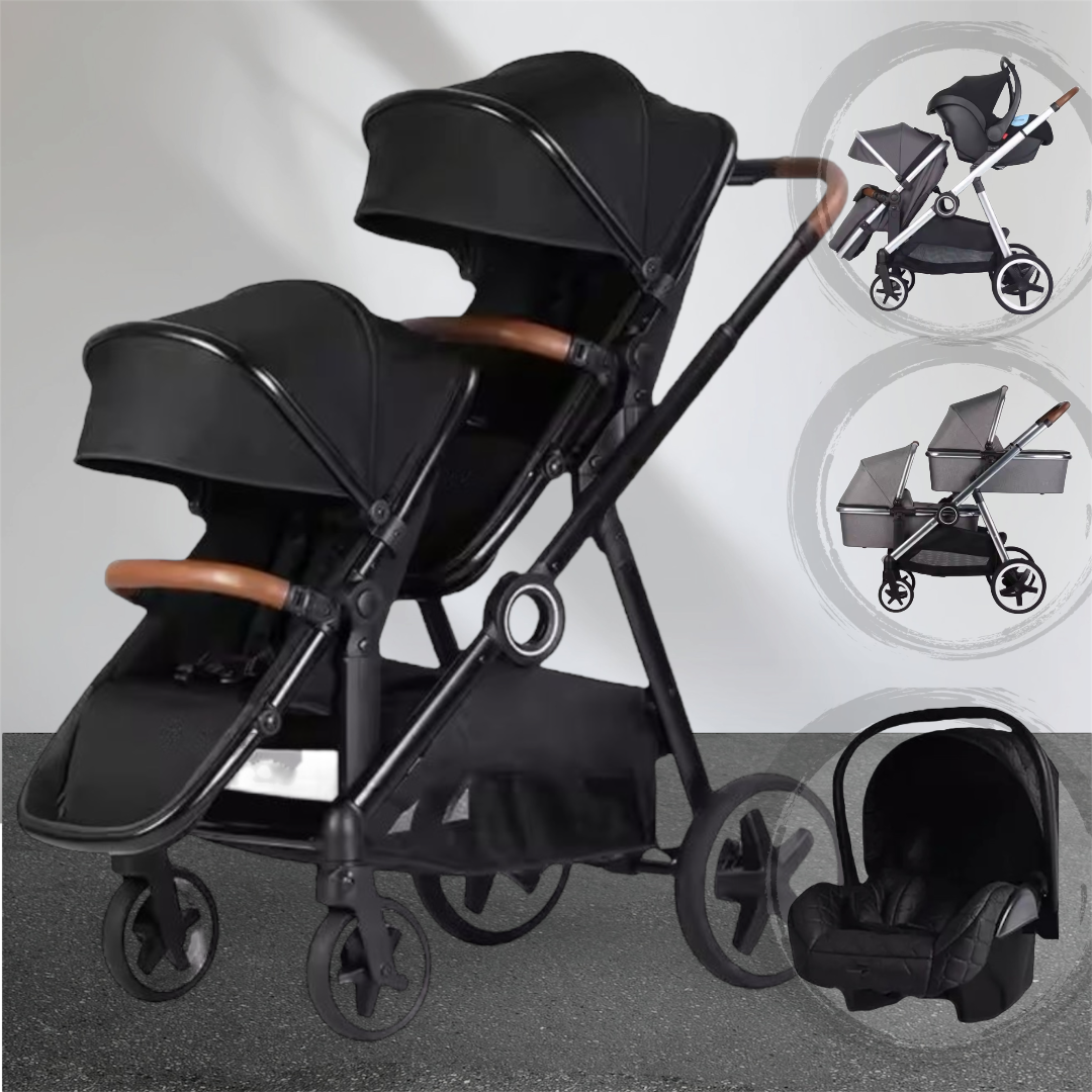 Poussette double 3 en 1 - Twinny
