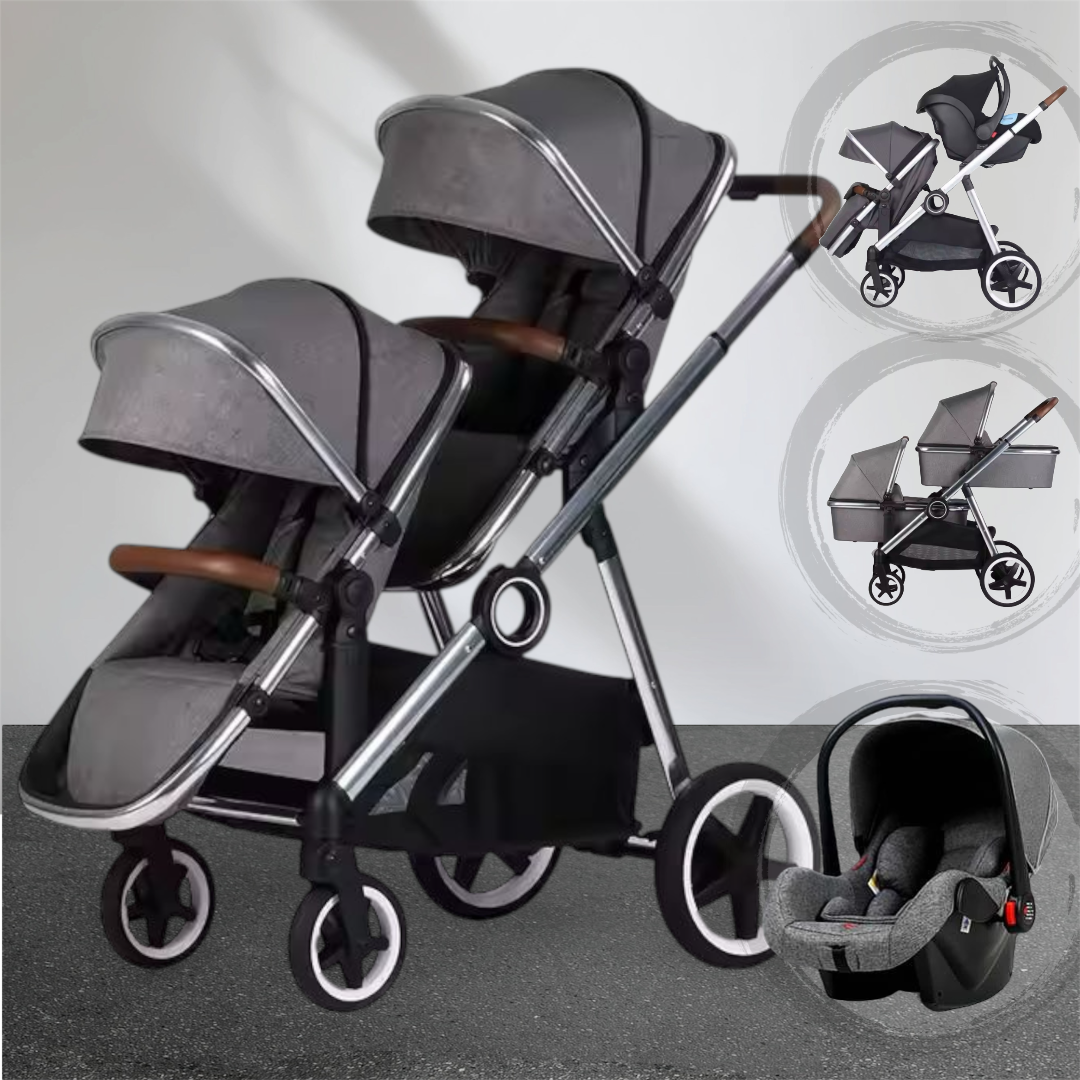 Poussette Double 3 en 1 - Twinny