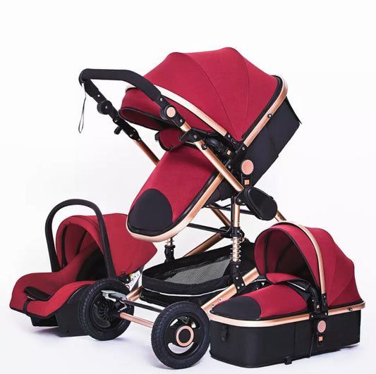 Poussette 3 en 1 - Virginy I / Rouge